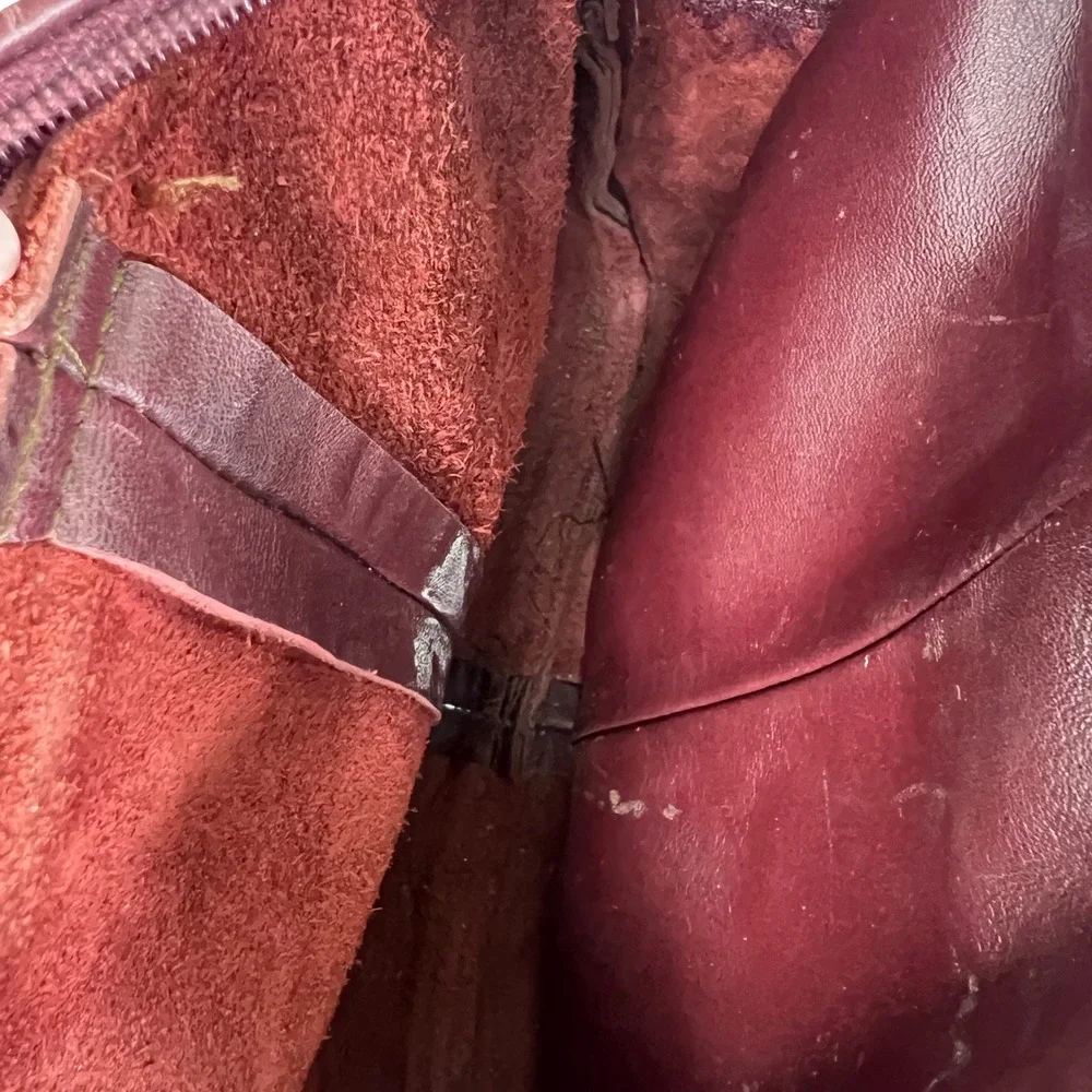 N/A vintage burgundy